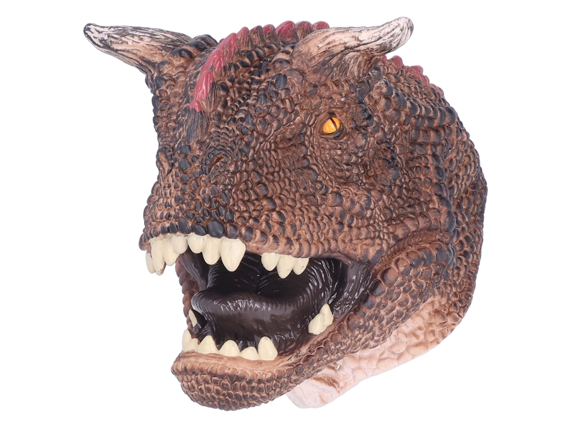 Ats marionetas de Mão de Dinossauro Carnotaurus Lifelike Pintadas À Mão Brinquedos de Água para Crianças