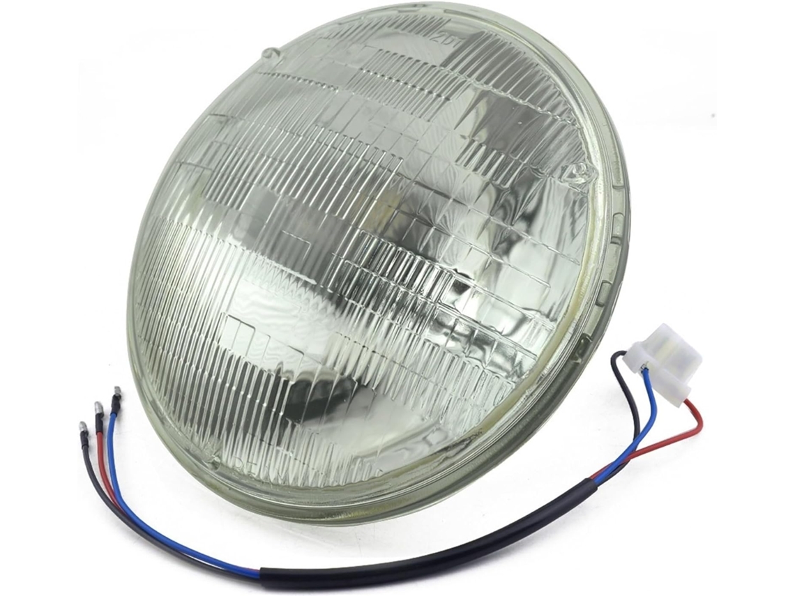 Farol de Motocicleta Compatível com Harley Dyna Sportster 4 5" Adequado Faróis Redondos Feixe Selado Vidro