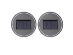 Laxiscreed Porta-copos Para Carro Com Energia Solar E Sensor De Vibração Para Maior Segurança