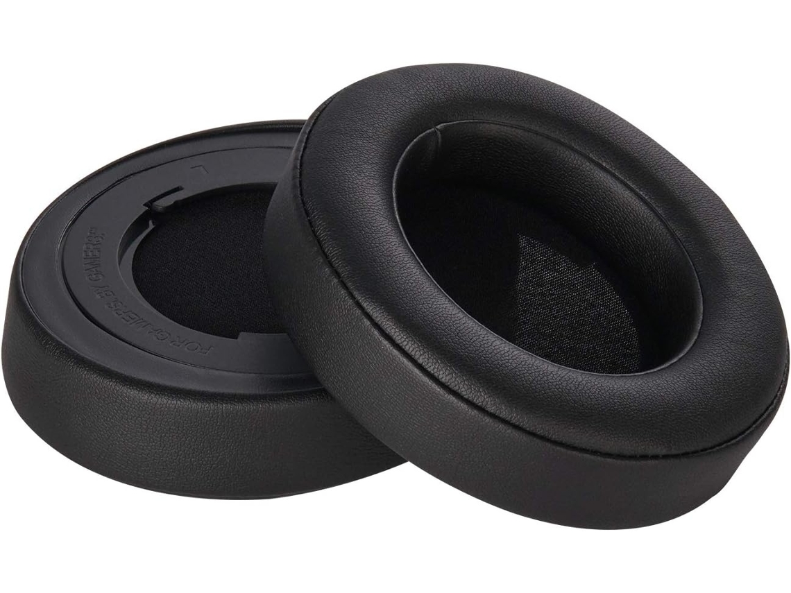 Lurelia Protetores Auriculares Para Auscultadores Razer Kraken 7.1 V2 Razer Kra, Em Couro Proteico E Espuma De Mória, Vermelho, 1 Par