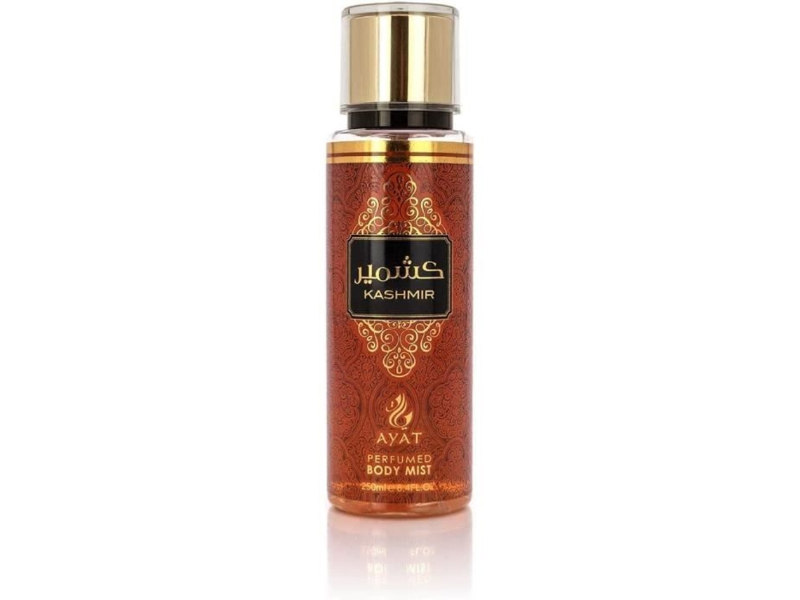 Névoa Kashmir Perfumado 250ml Névoa Body Spray com Aromas Orientais Feito em Dubai Ayat Perfumes