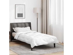 Vidaxl Edredom 2-em-1 220 X 135 X 8 Cm Inverno Poliéster Branco