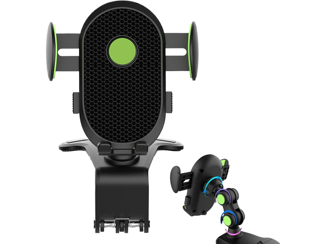 Suporte Genérico Para Celular Veicular Base Giratória Antiderrapante De 1200mm