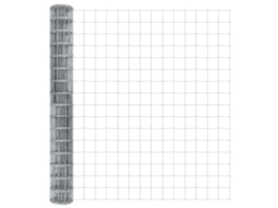 Conjunto 1 Cerca Euro Vidaxl Prateado Ferro (1,5 X 10 M)