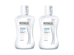 Duo de limpeza facial hidratante, pacote com 2 unidades de 150 ml, Physiogel