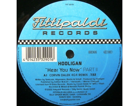 Vinil Hear You Now Part 2 Fittipaldi Records
