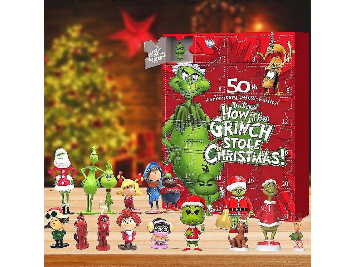 Calendário de Aventura Caixa Cega Natal 24 Dias Brinquedos Surpresa