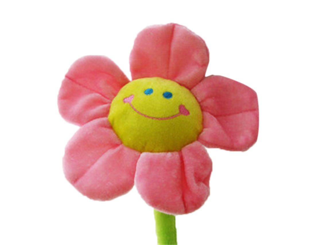 Primerox girassol de Pelúcia Simulado Macio Decorativo para Casamento Festa 90cm Rosa