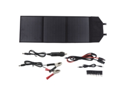 Laxiscreed Painel Solar Dobrável De 60w Para Exterior Com Saída De 18v, Ideal Para Camping E Viagens