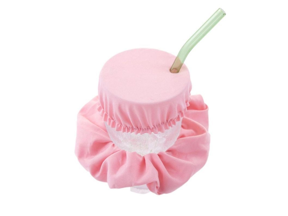 2 Unid Capa Anti Envenenamento Nova Line para bebidas rosa claro | S/MARCA