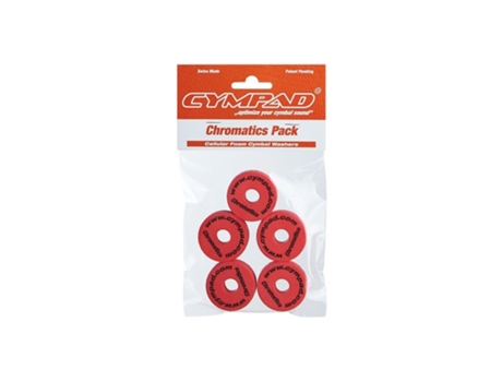 Cympad Optimizer Chromatics Set Red Ø 40/15Mm5-Pieces
