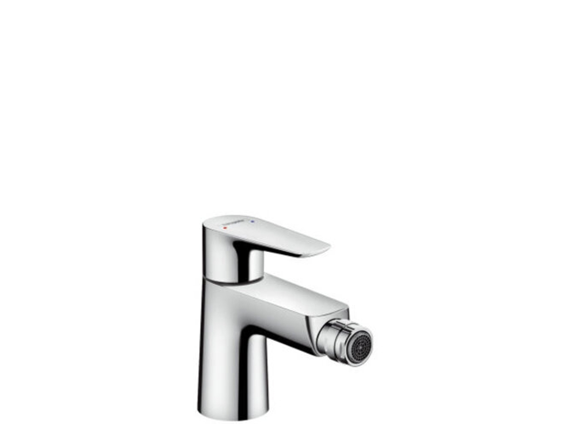 Misturadora monocomando para bidé Talis E de HANSGROHE, ralo de pressão