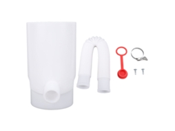 Sistema Coleta Água Chuva Divertidor Redondo Branco 10cm