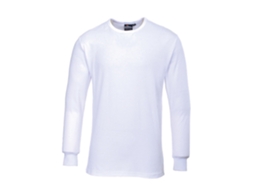 Camisa Térmica De Manga Comprida: Calor E Conforto Branco / Xl