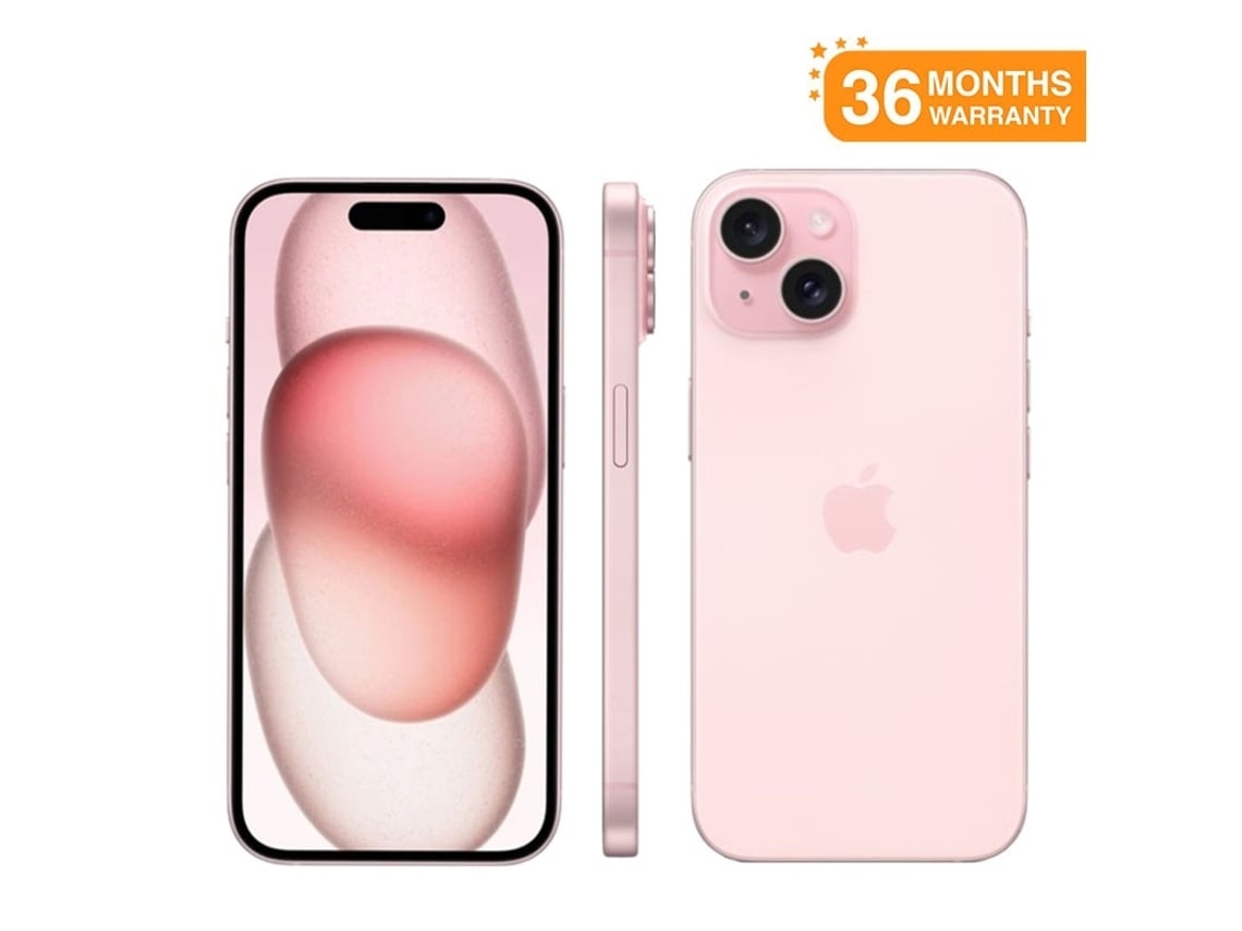 iPhone 15 APPLE (Recondicionado Marcas Mínimas - 6.1'' - 128 GB - Rosa)