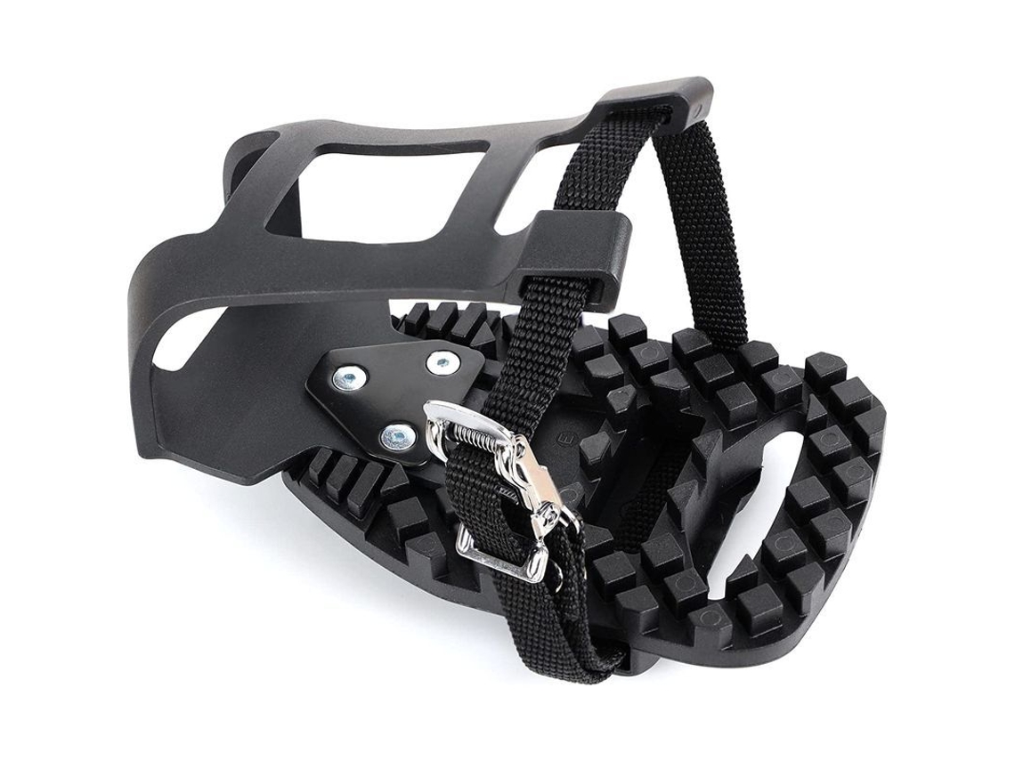 Yuru adaptadores de Pedal para Bike Indoor com Clips de Dedo Ajustáveis Compatíveis com Peloton Bike e Bike+ 1 Par