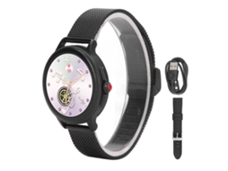Relógio inteligente Bluetooth CF96 com chamadas, lembretes menstruais, mensagens e música Ly Ebike
