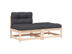 Garden Sofa, Garden Sofas Vidaxl Marrom Madeira (n/a)