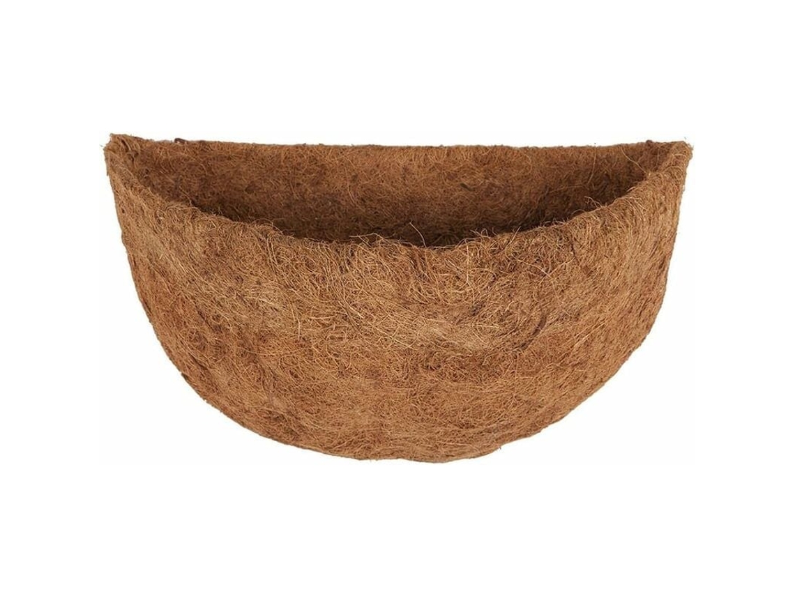 Cesta De Coco Redonda, Forro De Coco Para Plantas, Cesta De Flores Suspensa Para Varanda Externa, Decoração Casa, 10 Polegadas