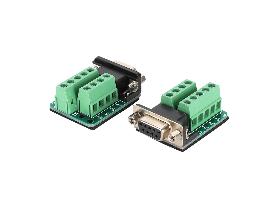 Laxiscreed Adaptador De Terminais Tipo Nut Db9 Com Almofada De Isolamento E Passo De 5mm