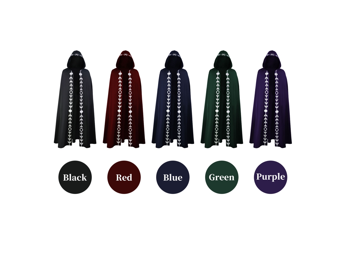 Capa Capuz Unisexe LAXISCREED para Halloween, Fantasia Medieval, Gothic, Cosplay e Festas