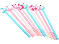 Gadpiparty Conjunto De 10 Canetas Gel Cisne, Tinta Preta 0,5mm, Caneta