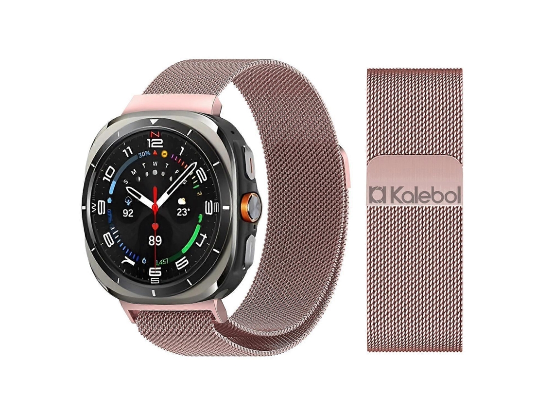 Pulseira Magnética Kalebol Milan Em Aço Inoxidável Para Samsung Galaxy Watch Ultra 47mm / Ultra 2025