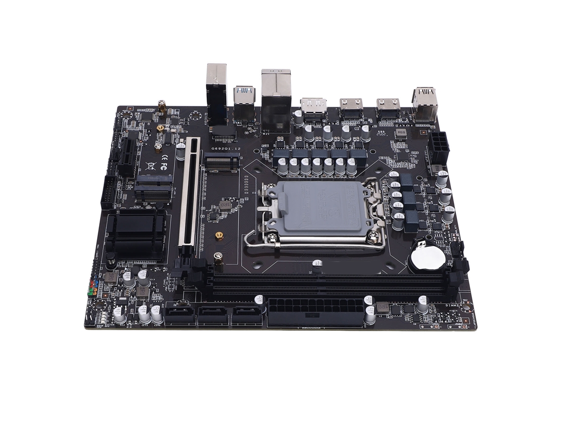 Placa-mãe Gamer H610 Para Lga 1700 Atx Ddr4 Wifi De Canais Duplos Suporta Gerações 12ª-14ª