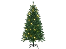 Árvore de Natal Artificial PVC, Metal cor Verde Ø84x150 cm HOMCOM