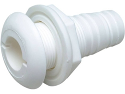 Acessório thru-hull SEACHOICE Thru Hull With Broad Flange Branco