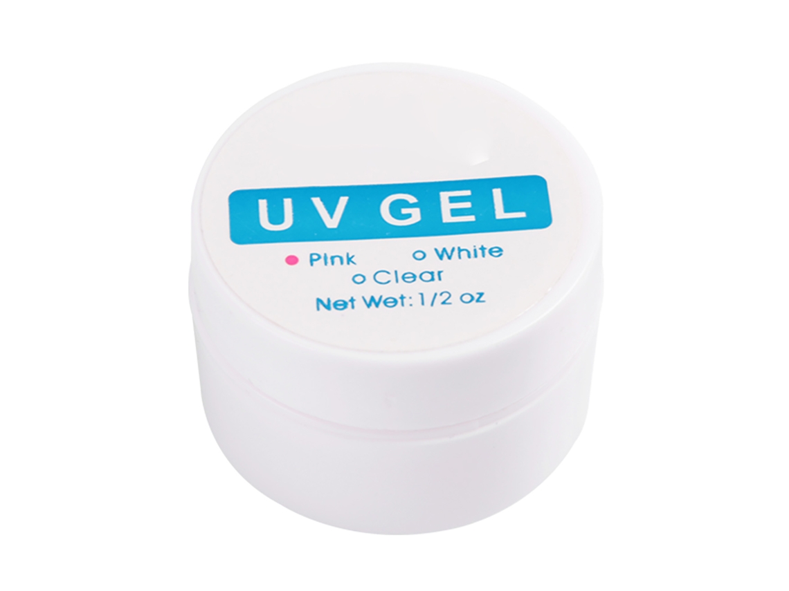Pegamento De Extensión De Uñas Cristalino De Secado Rápido Gel Uv Constructor Para Manicura Rosado