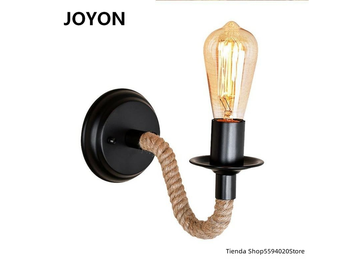 Luminária De Parede Retrô Agave, Estilo Industrial, Soquete E27, Luminária De Parede Led Interna Em Ferro Forjado Para Loft.