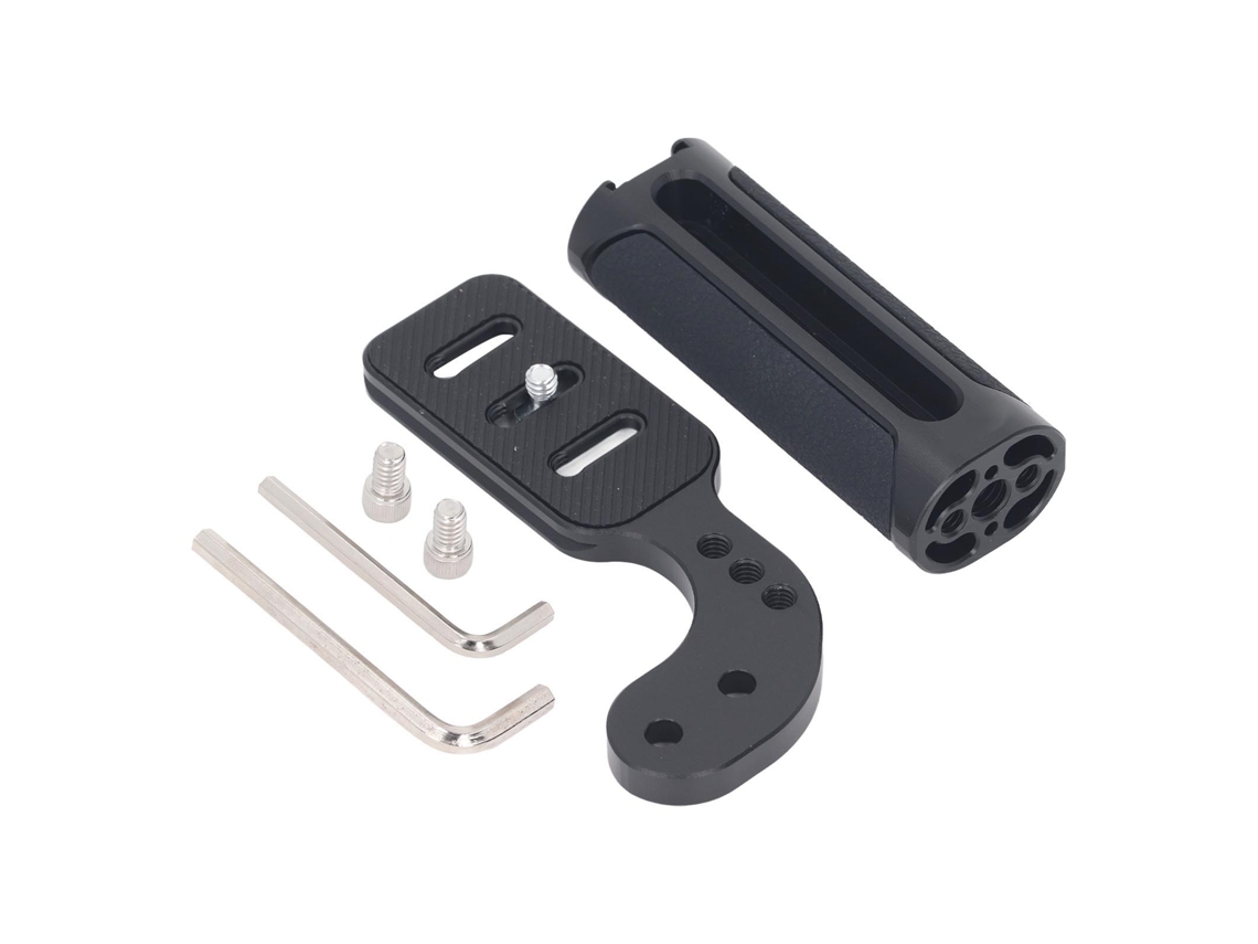 Mango Para Câmera Universal De Mão Lateral Com Placa De Disparo Vertical Grip De Alumínio