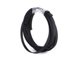 Colda De Pet Trançada Expandível 6mm Preta 2m
