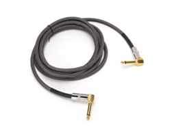 Cable de Guitarra de 6,35 Mm com conector dourado, 3 M Awg22 para instrumentos musicais | S/MARCA