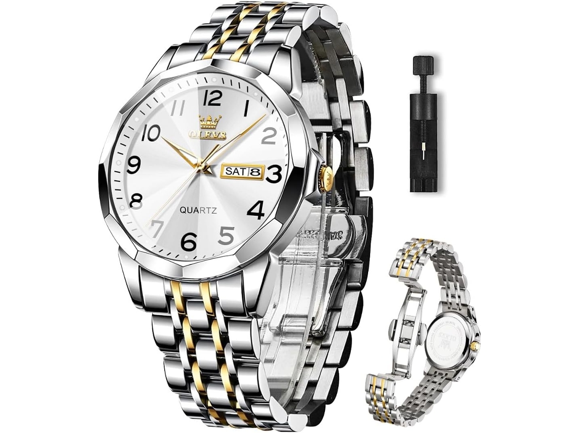 Lurelia Relógio Digital Masculino, Movimento De Quartzo, Analógico, Visor Digital, Data/calendário, 0,43 Polegadas, 11 Mm, 1,61 Polegadas, 41 Mm