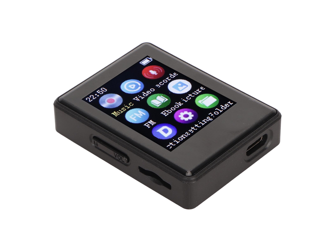 Leitor Mp3/mp4 Bluetooth Yizhood X5 1.77inch Gravação De Rádio Fm (preto)