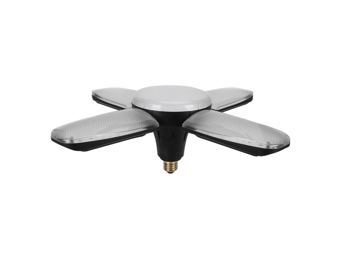 Rebe-lâmpada Led Deformável De 4 Folhas 150w E27 Para Garagem Armazém Porão Luz 85-265v