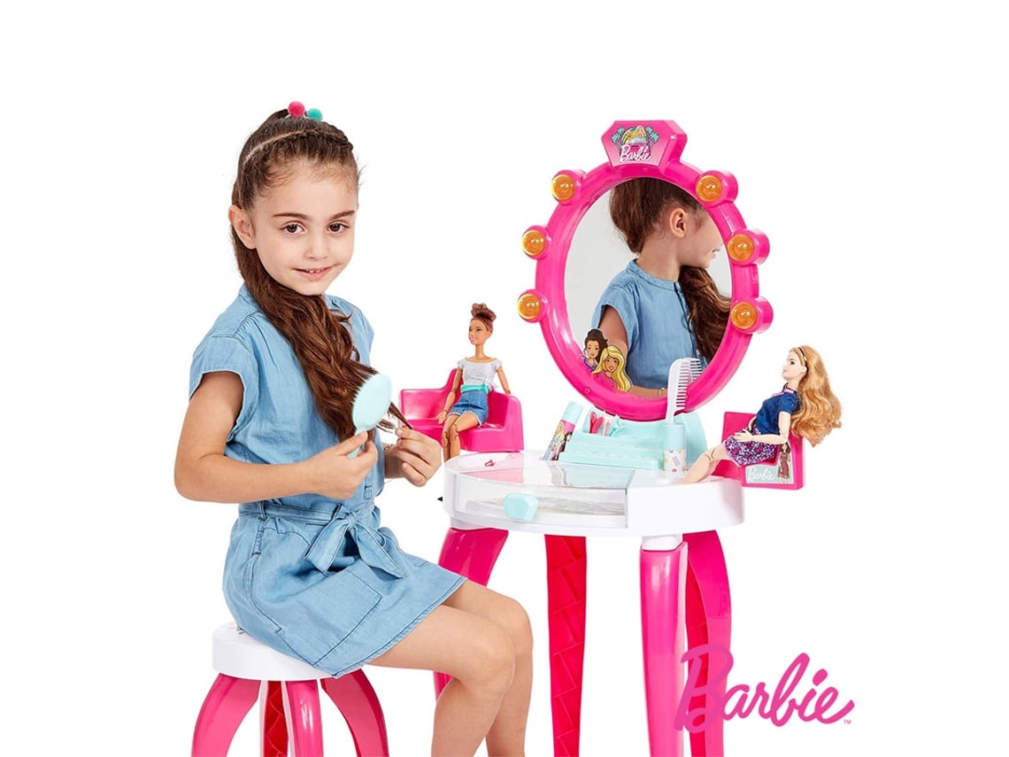 Maquilhagem de Brincar KLEIN Tocador Salão de Beleza Barbie (41 x 31 x  90cm)