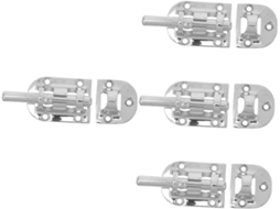 Nuobesty Conjunto De 4-travas Deslizantes Com Haste Para Portão, Para Porta Francesa, Porta De Galpão, Barra De