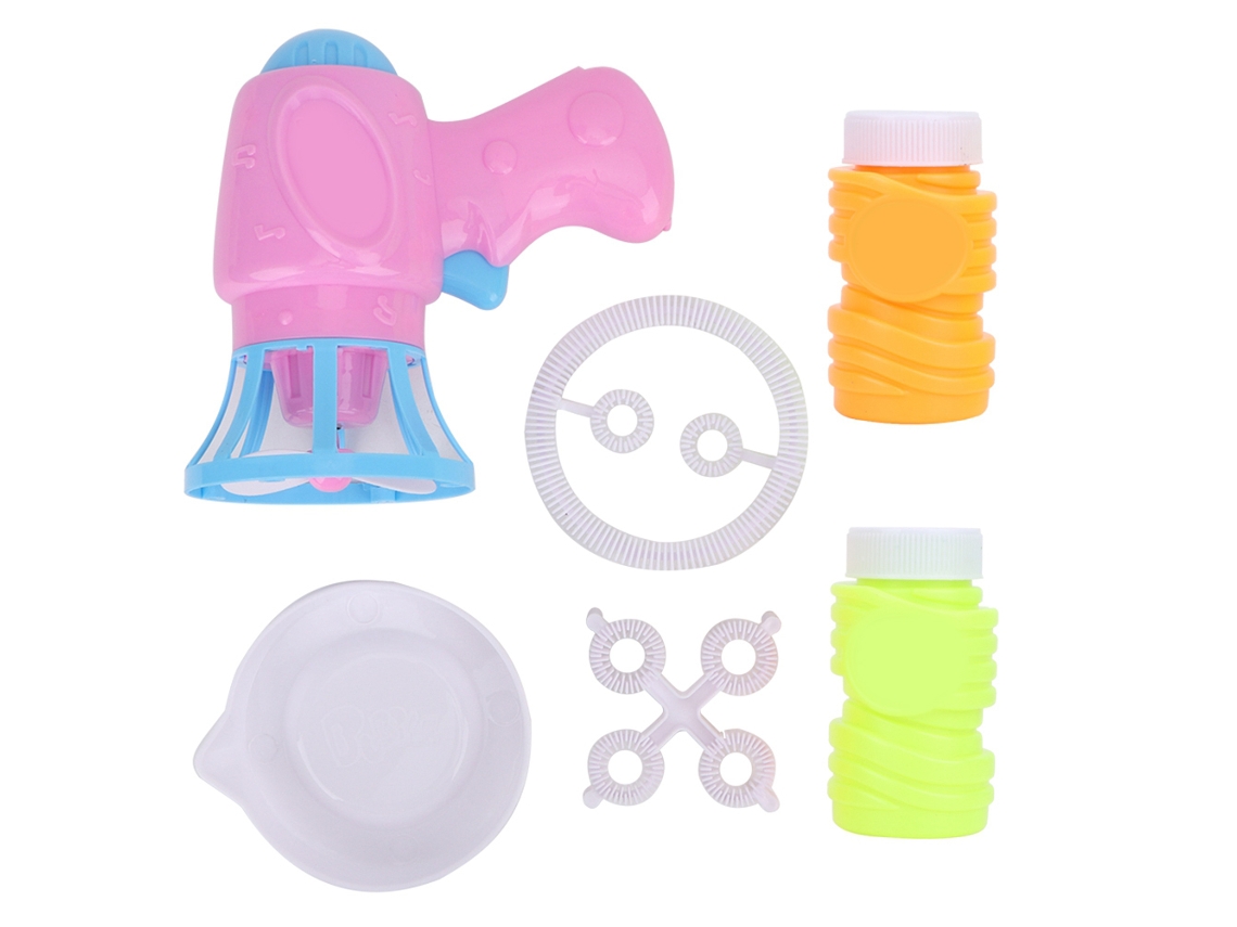 Máquina de Bolhas Elétrica Infantil Luzes Coloridas