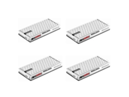 Conjunto de 4 Filtros Hepa Reposição para Aspirador de Pó S4/s5/s6/s8 C2, C3 BRILVIBERA (branco)