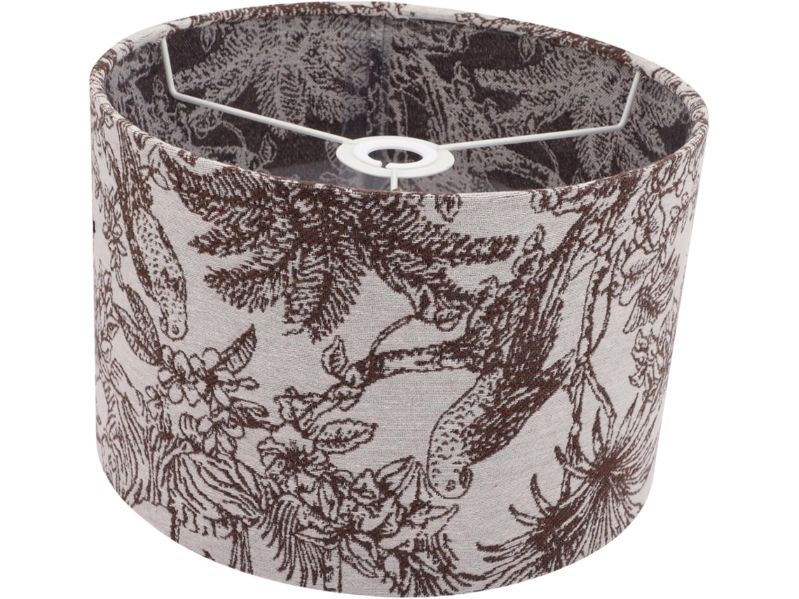 Abajur de Tecido Bordado para Luminária Tropical, Ideal para Quarto, Sala de Estar, Escritório e Decoração de Interiores. SFUSHOS