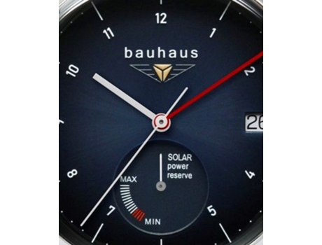 Relógio masculino BAUHAUS com reserva de energia solar