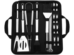 Conjunto De Ferramentas Para Grelhar Com 20 Peças, Conjunto De Ferramentas Para Churrasco, Conjunto De Ferramentas Para Grelhar Slowmoose