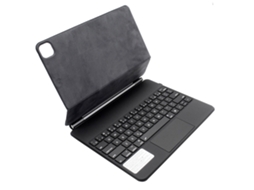 Teclado Mágico Para Ipad Pro/air De 12,9 Polegadas Com Rastreador Retroiluminado Sem Fio Bt Com Longa Duração Da Bateria