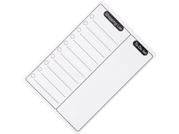 Tableau Magnétique Blanc Effaçable À Sec Léger Aimant Souple, Para Planejamento Diário E Listas Refrigerador
