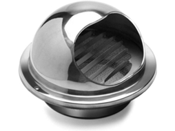 Grelha de parede impermeável Westux em aço inox para saída de ventilação em janela ou teto S/MARCA