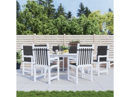 Vidaxl Almofadões Lombares P/ Cadeiras De Jardim 6pcs Oxford Preto