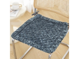 Almofada Para Jardim, Pátio, Casa, Cozinha, Escritório, Grossa, Confortável, 40x 40cm Azul C